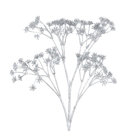 Eglo - Veštački cvet 53 cm, srebrne boje