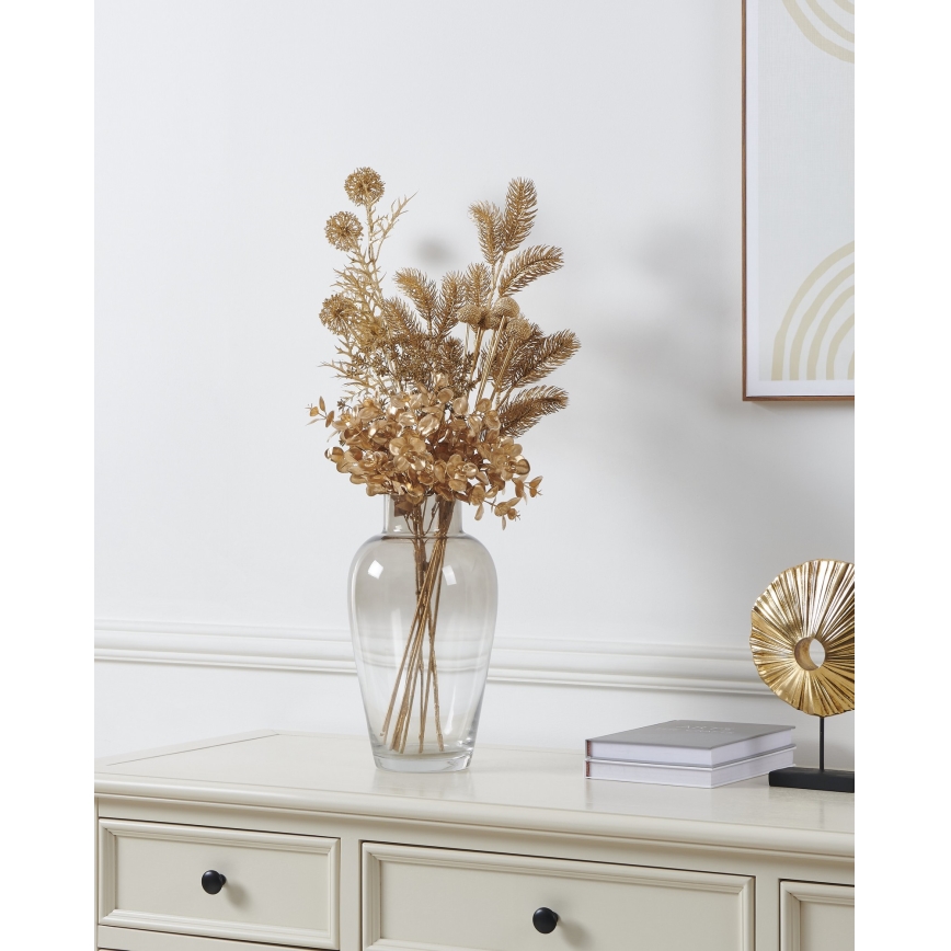 Eglo - Veštački cvet 33 cm, zlatne boje