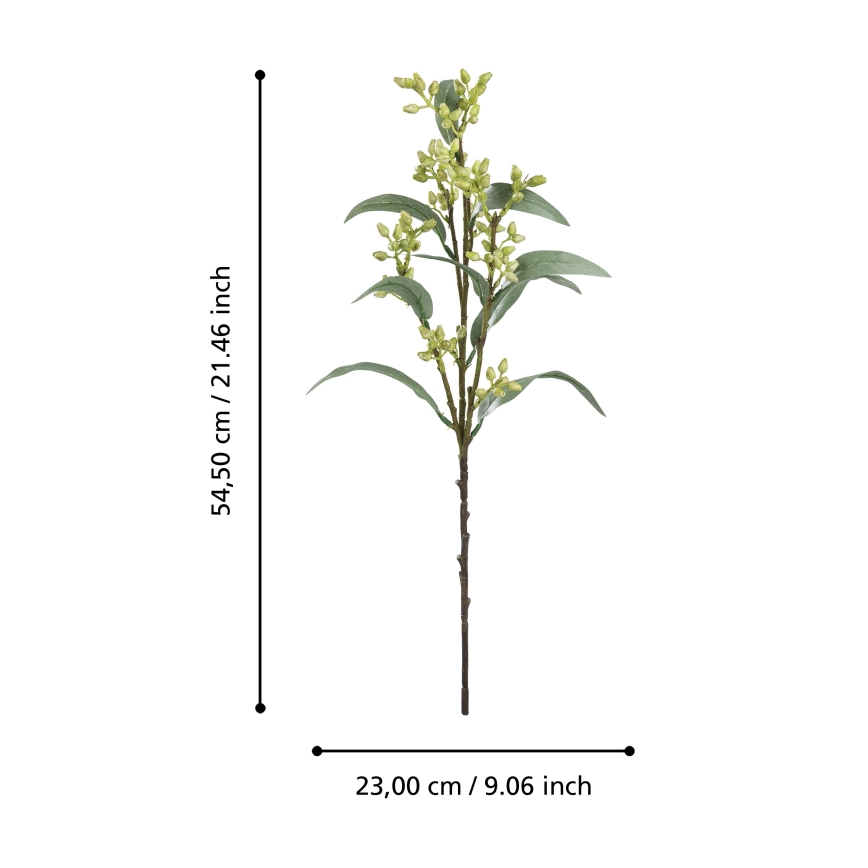Eglo - Veštački cvet 54,5 cm, zelene boje