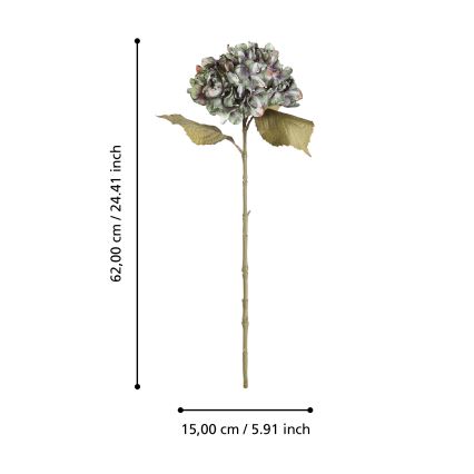 Eglo - Veštačka biljka 62 cm zelena