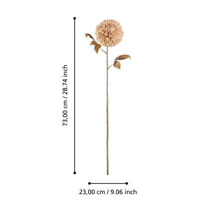 Eglo - Veštačko cveće 73 cm bež