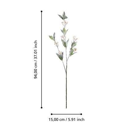 Eglo - Veštačka biljka 94 cm krem/zelena