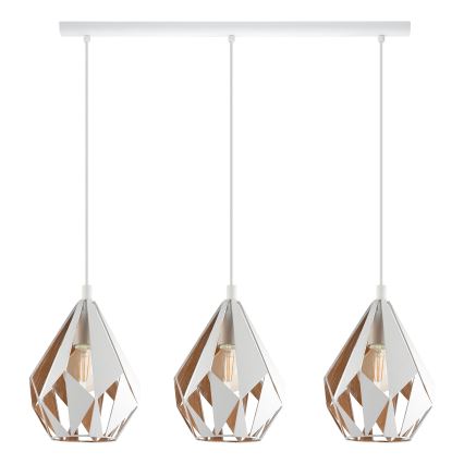 Eglo - Luster na sajli 3xE27/60W/230V