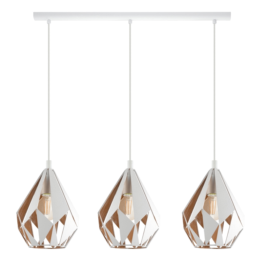 Eglo - Luster na sajli 3xE27/60W/230V