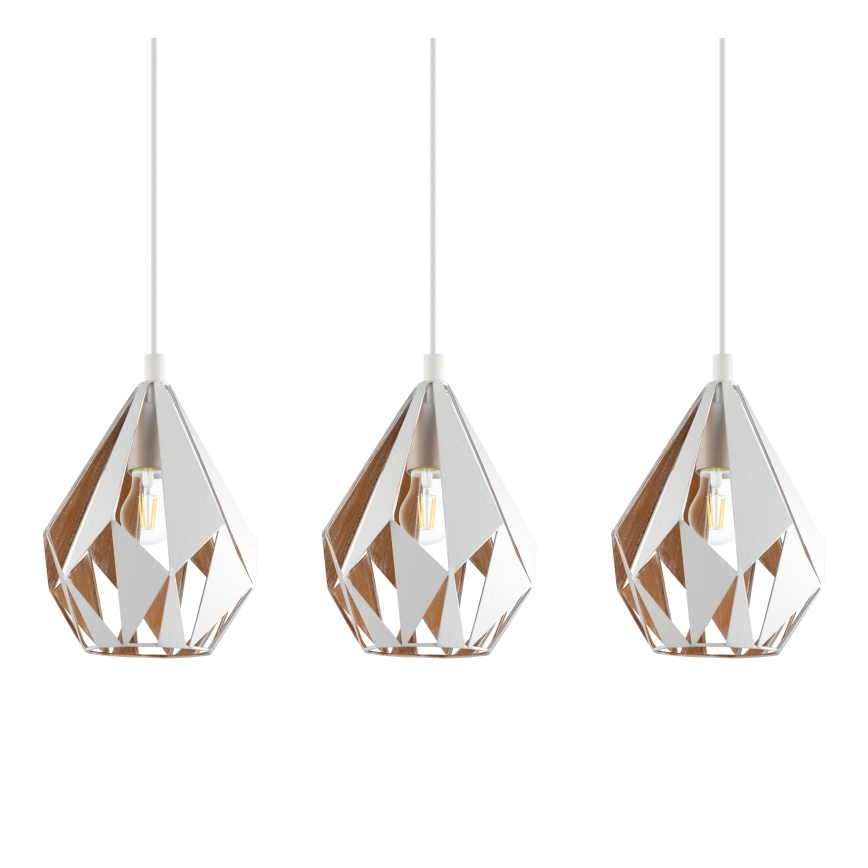 Eglo - Luster na sajli 3xE27/60W/230V