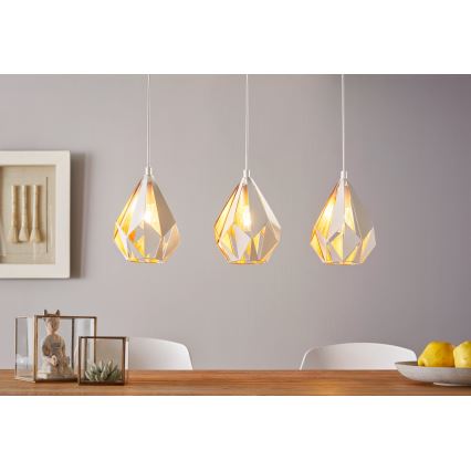 Eglo - Luster na sajli 3xE27/60W/230V