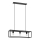 Eglo 43032 - Luster na sajli ELDRICK 3xE27/40W/230V crna