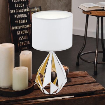 Eglo 43078 - Stona lampa CARLTON 1xE27/60W/230V