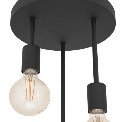 Eglo - Luster na štapu 3xE27/60W/230V
