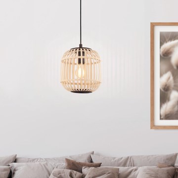 Eglo 43231 - Viseći luster na sajli BORDESLEY 1xE27/28W/230V, prečnik 210 mm