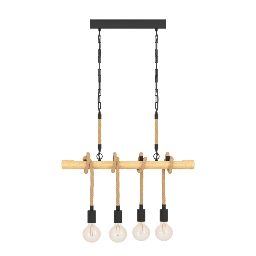 Eglo 43318 - Luster na lancu YOUNGSTOWN 4xE27/40W/230V