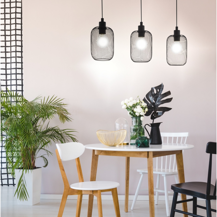 Eglo - Luster na sajli 3xE27/60W/230V