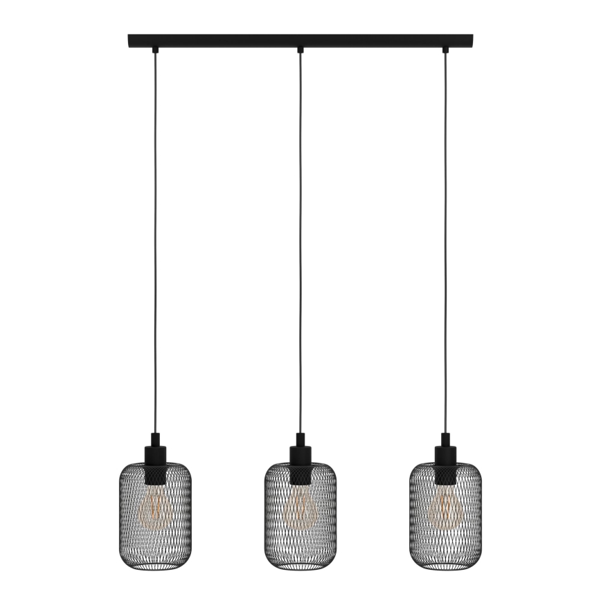 Eglo - Luster na sajli 3xE27/60W/230V