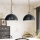 Eglo 43397 - Luster na sajli HODSOLL 2xE27/40W/230V