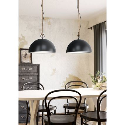 Eglo 43397 - Luster na sajli HODSOLL 2xE27/40W/230V
