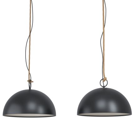 Eglo 43397 - Luster na sajli HODSOLL 2xE27/40W/230V