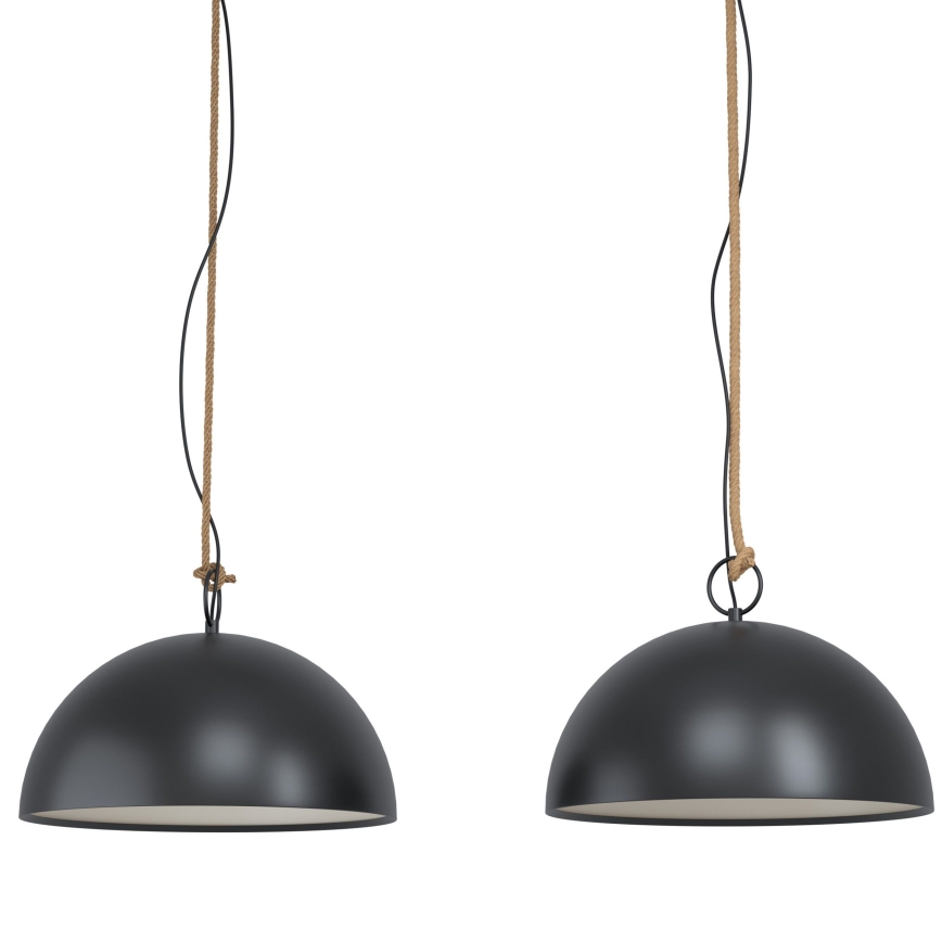 Eglo 43397 - Luster na sajli HODSOLL 2xE27/40W/230V