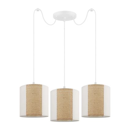 Eglo - Luster na sajli 3xE27/40W/230V pauk