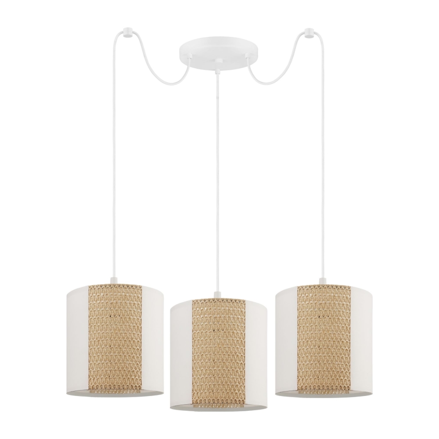 Eglo - Luster na sajli 3xE27/40W/230V pauk