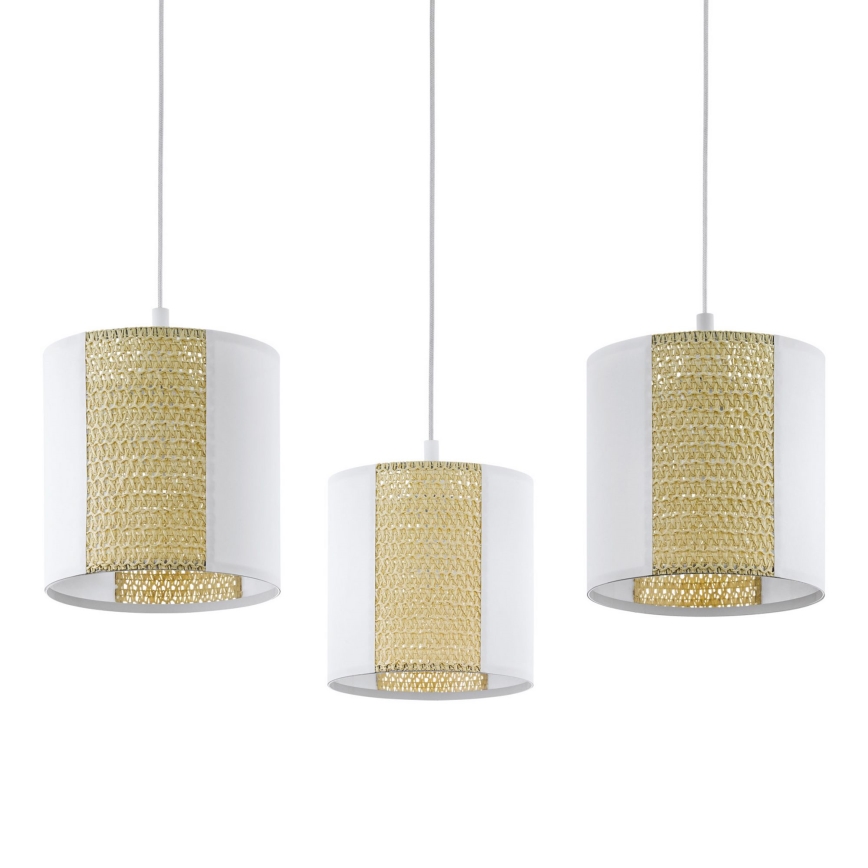 Eglo - Luster na sajli 3xE27/40W/230V pauk