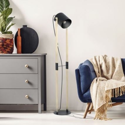 Eglo - Stojeća lampa 1x E27/28W/230V