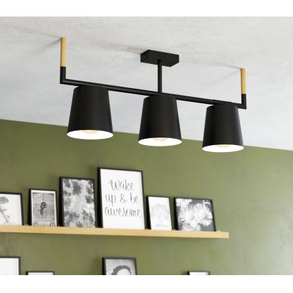 Eglo - Luster na štangu 3xE27/40W/230V