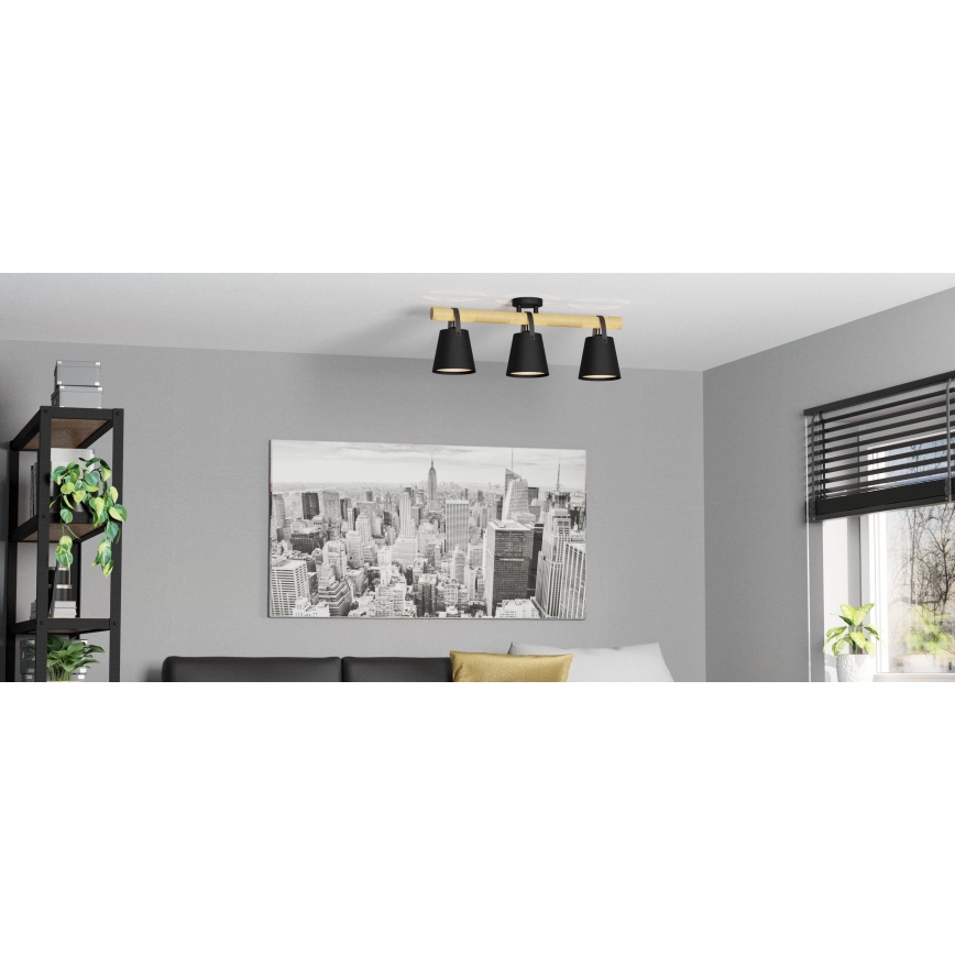 Eglo - Plafonski luster za površinsku montažu, 3xE27/10W/230V