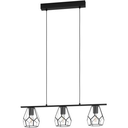 Eglo - LED luster na sajli 3xE27/40W/230V