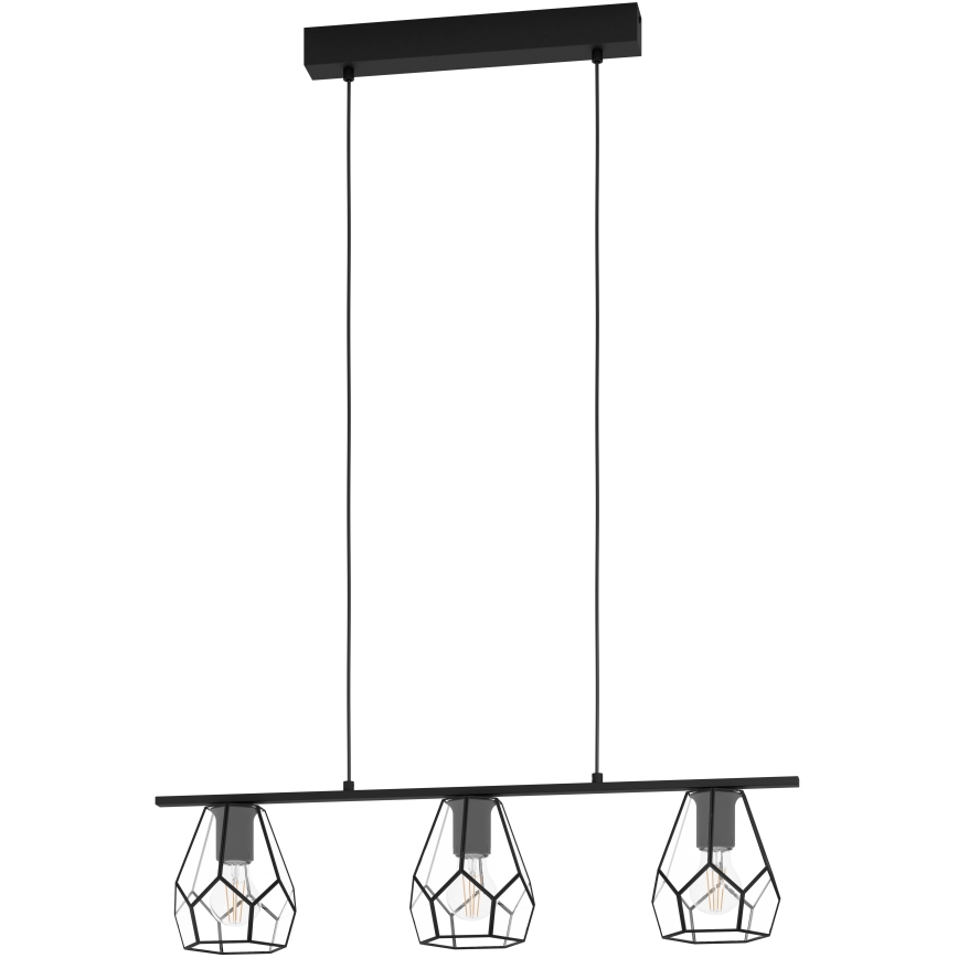 Eglo - LED luster na sajli 3xE27/40W/230V