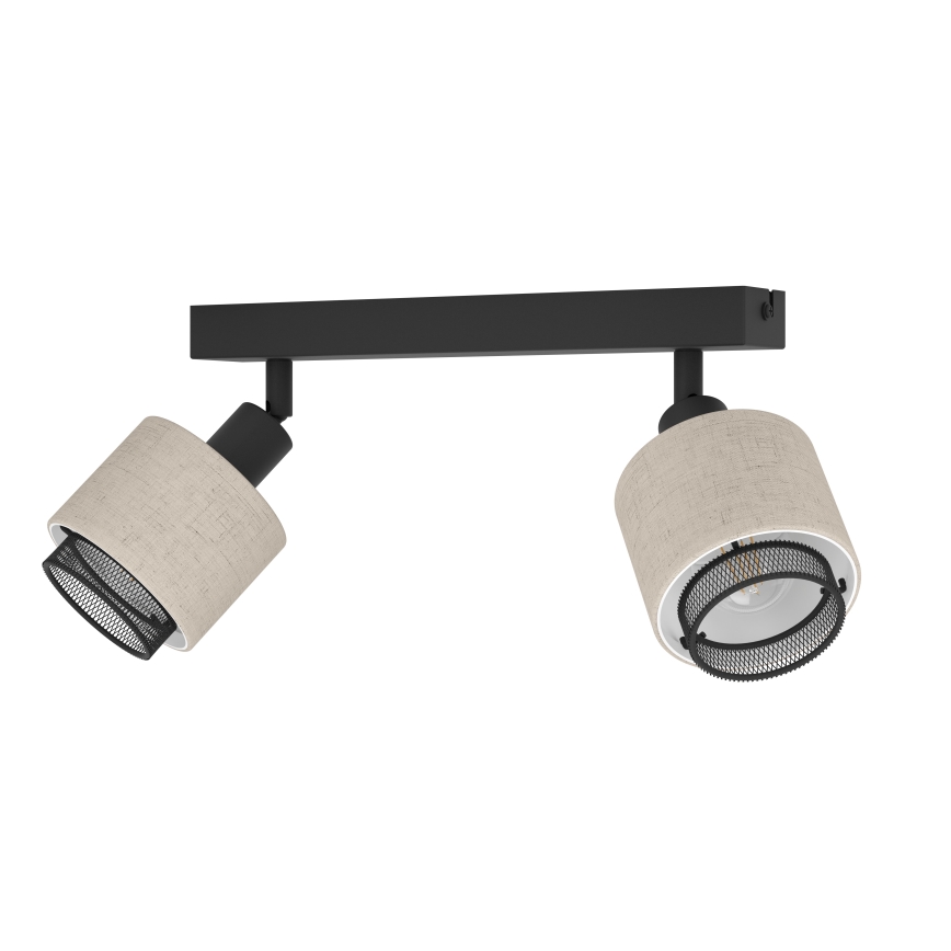 Eglo - Zidna svetiljka 2xE14/40W/230V crna/bež