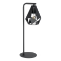 Eglo 43703 - Stona lampa CARLTON 1xE27/60W/230V crna