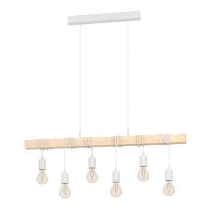 Eglo - Luster na sajli TOWNSHEND 6xE27/60W/230V