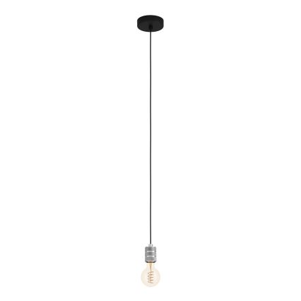Eglo - Luster na sajli 1xE27/40W/230V hrom