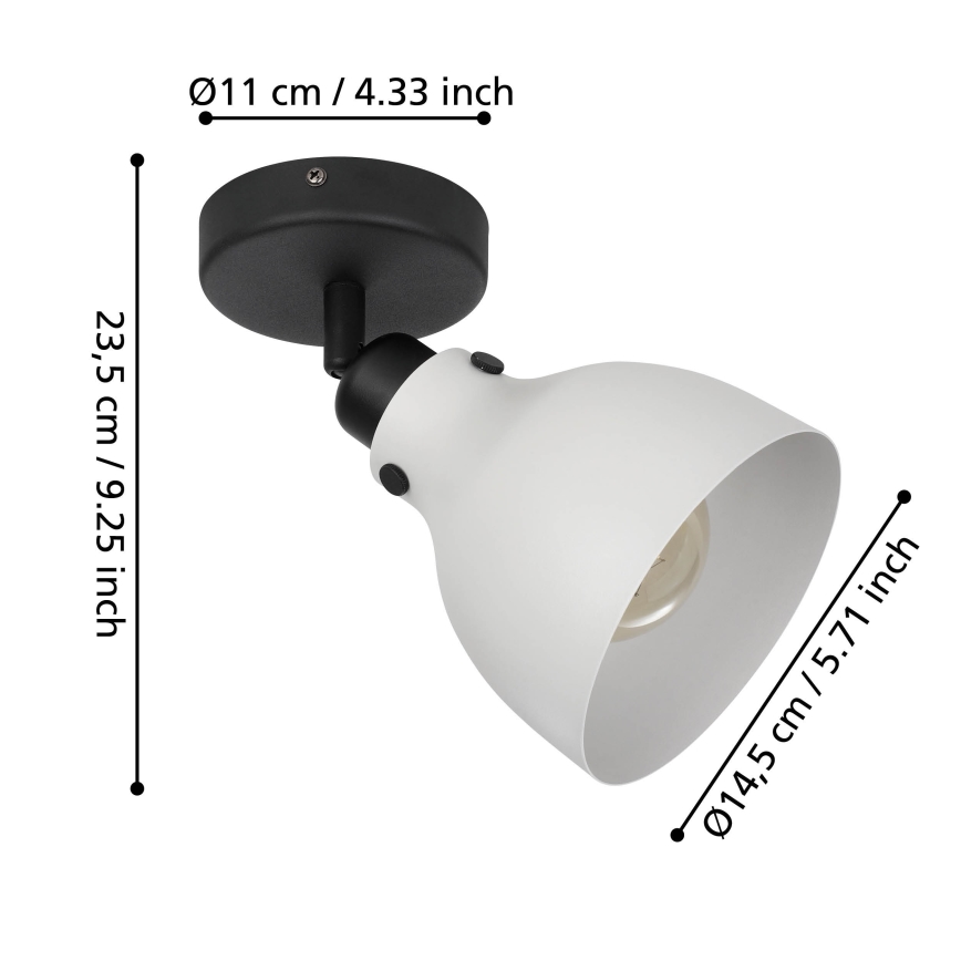 Eglo 43827 - Spot svetiljka MATLOCK 1xE27/40W/230V