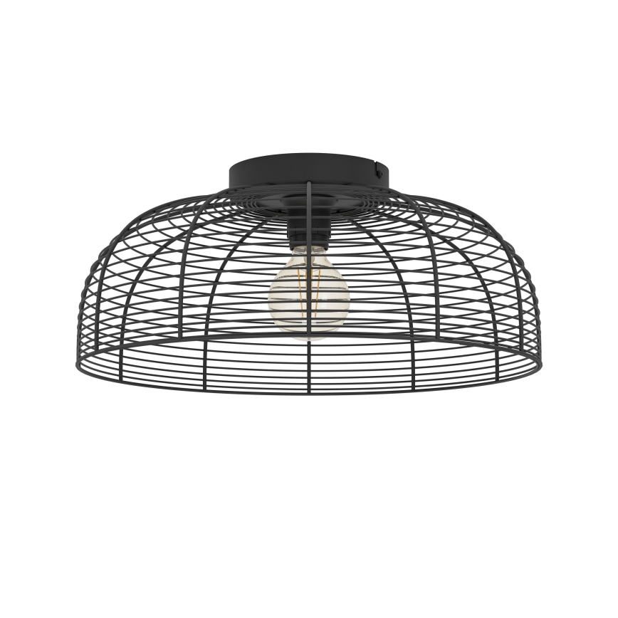 Eglo - Plafonska svetiljka 1xE27/40W/230V crna