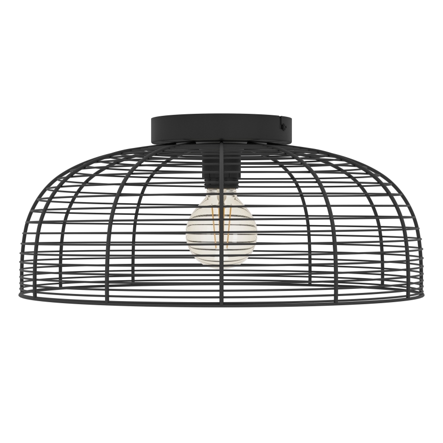 Eglo - Plafonska svetiljka 1xE27/40W/230V crna