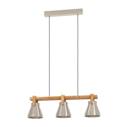 Eglo - Luster на sajli 3xE27/40W/230V