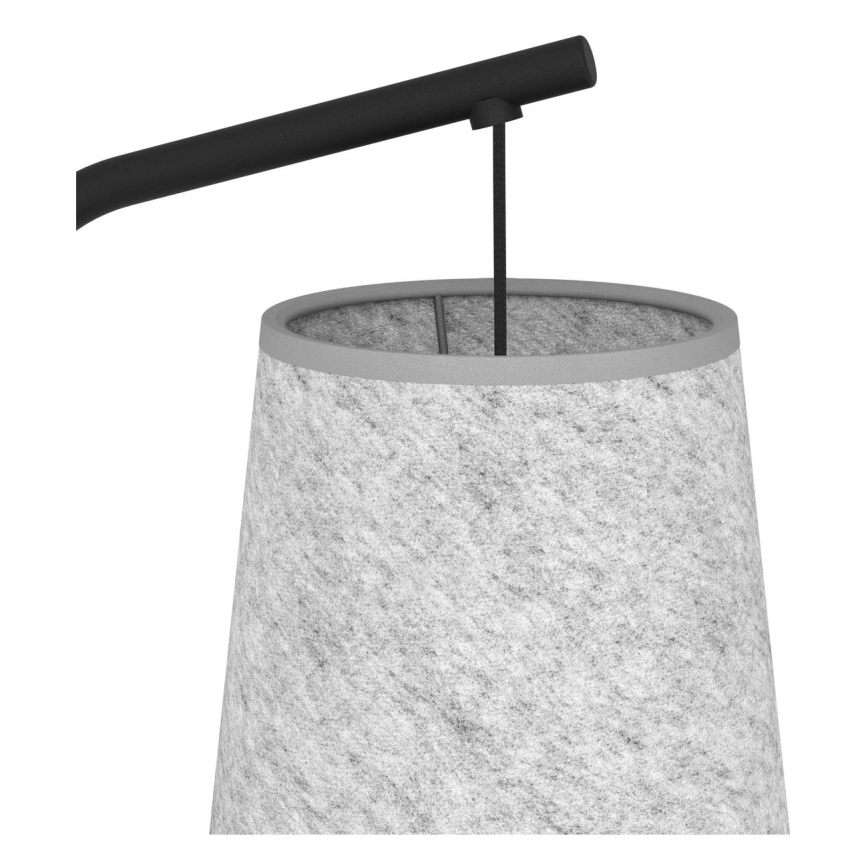Eglo - Stojeća lampa 1xE27/40W/230V siva