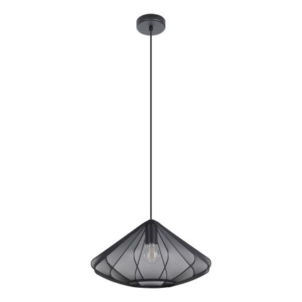 Eglo - Luster na sajli 1xE27/40W/230V prečnik 42,5 cm crna
