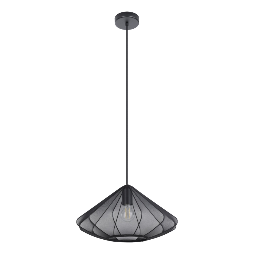 Eglo - Luster na sajli 1xE27/40W/230V prečnik 42,5 cm crna