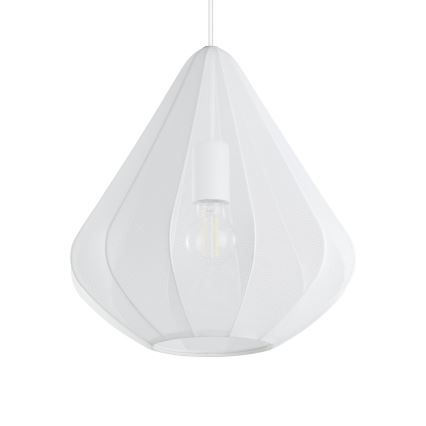 Eglo - Luster na sajli 1xE27/40W/230V pr. 33,5 cm bela