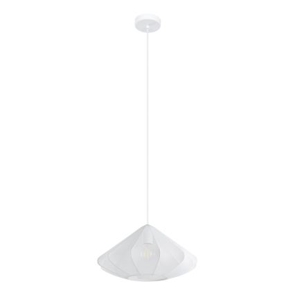 Eglo - Luster na sajli 1xE27/40W/230V, prečnik 42,5 cm, beo