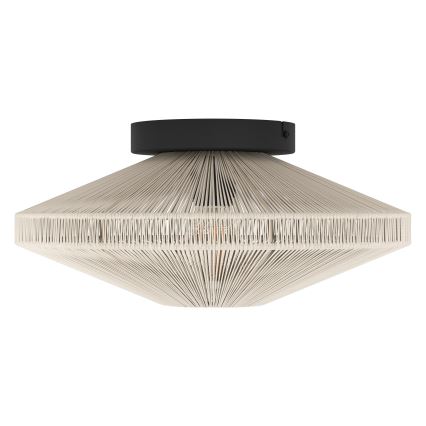 Eglo - Plafonska svetiljka 1xE27/40W/230V, prečnik 38 cm, krem boje
