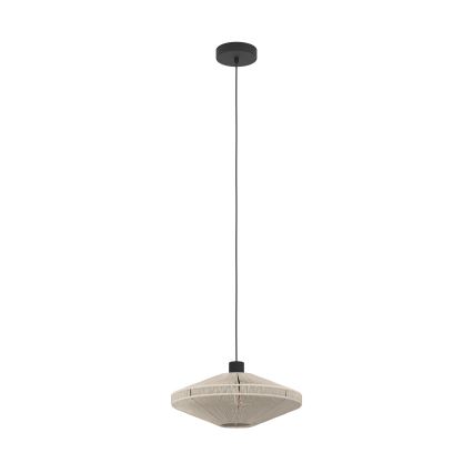 Eglo - Luster na kablu 1xE27/40W/230V krem