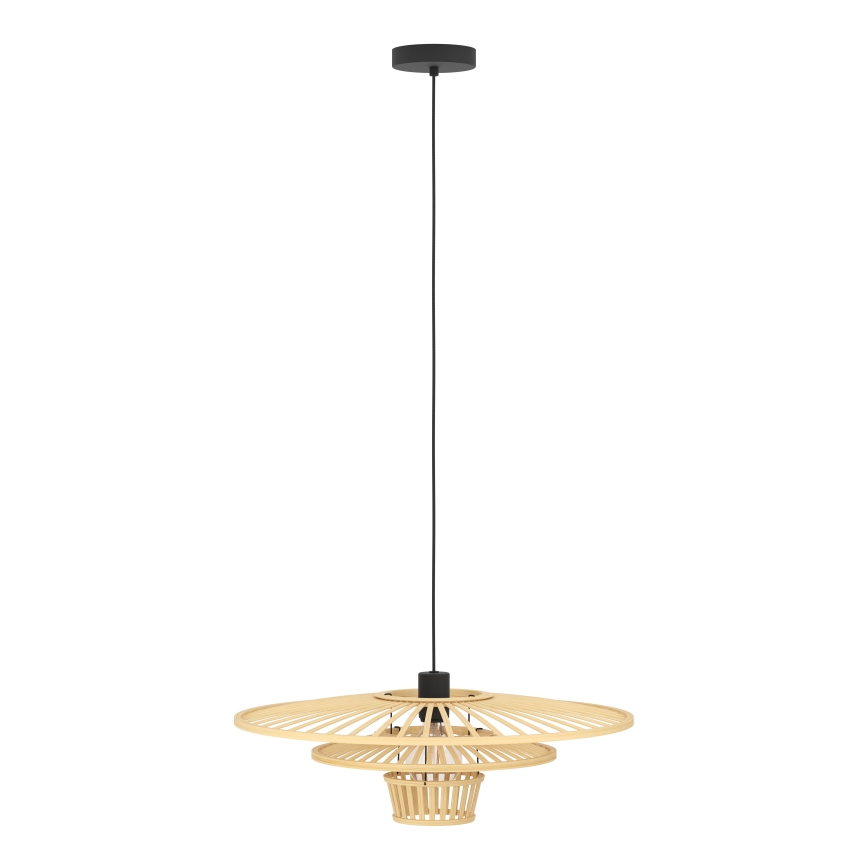 Eglo - Luster na sajli 1xE27/40W/230V bambus