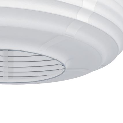 Eglo - Luster na sajli 1xE27/40W/230V prečnik 55 cm bela/bež