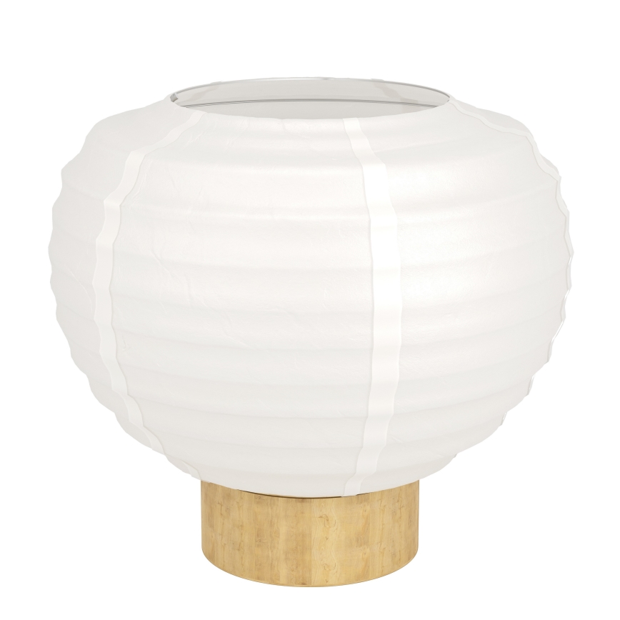Eglo - Stona lampa 1xE27/40W/230V bela/bež