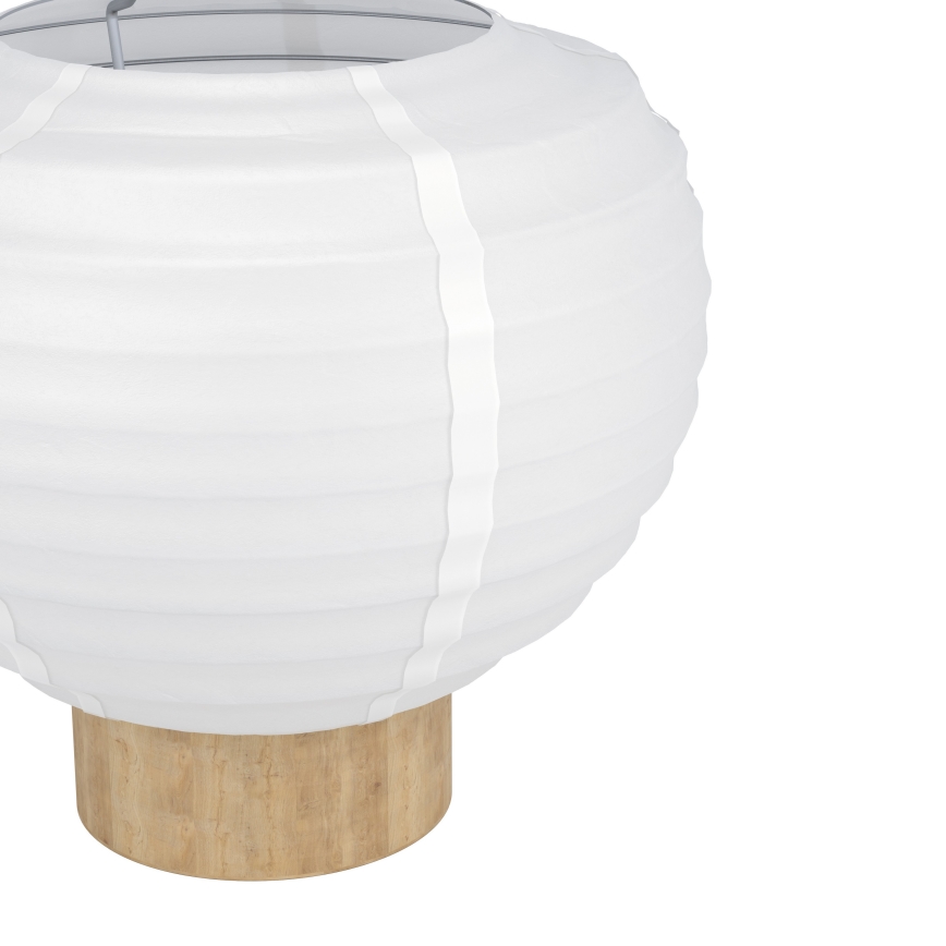 Eglo - Stona lampa 1xE27/40W/230V bela/bež