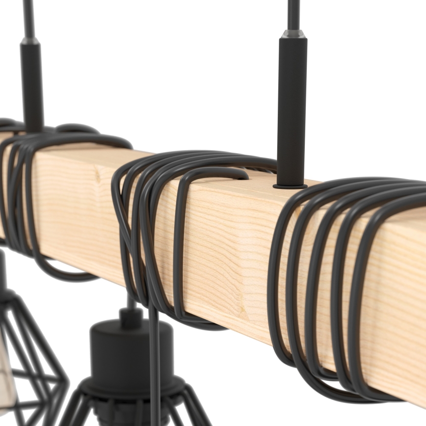 Eglo - Luster na sajli TOWNSHEND 6xE27/60W/230V