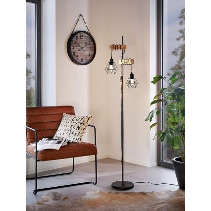 Eglo - Stojeća lampa TOWNSHEND 2xE27/60W/230V